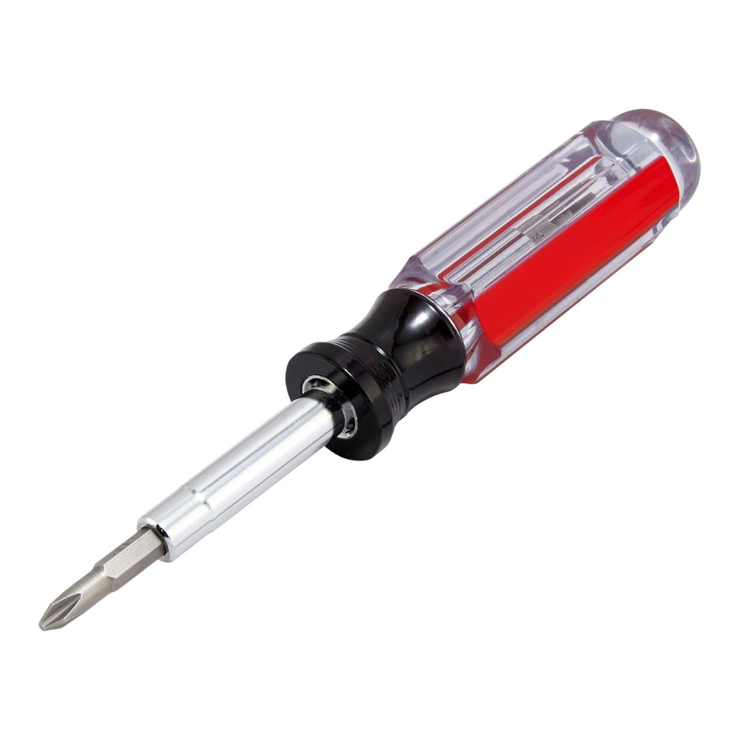 Omar's Discount Tires & Auto Repairs 8-Inches Multi-Bit Screwdriver
